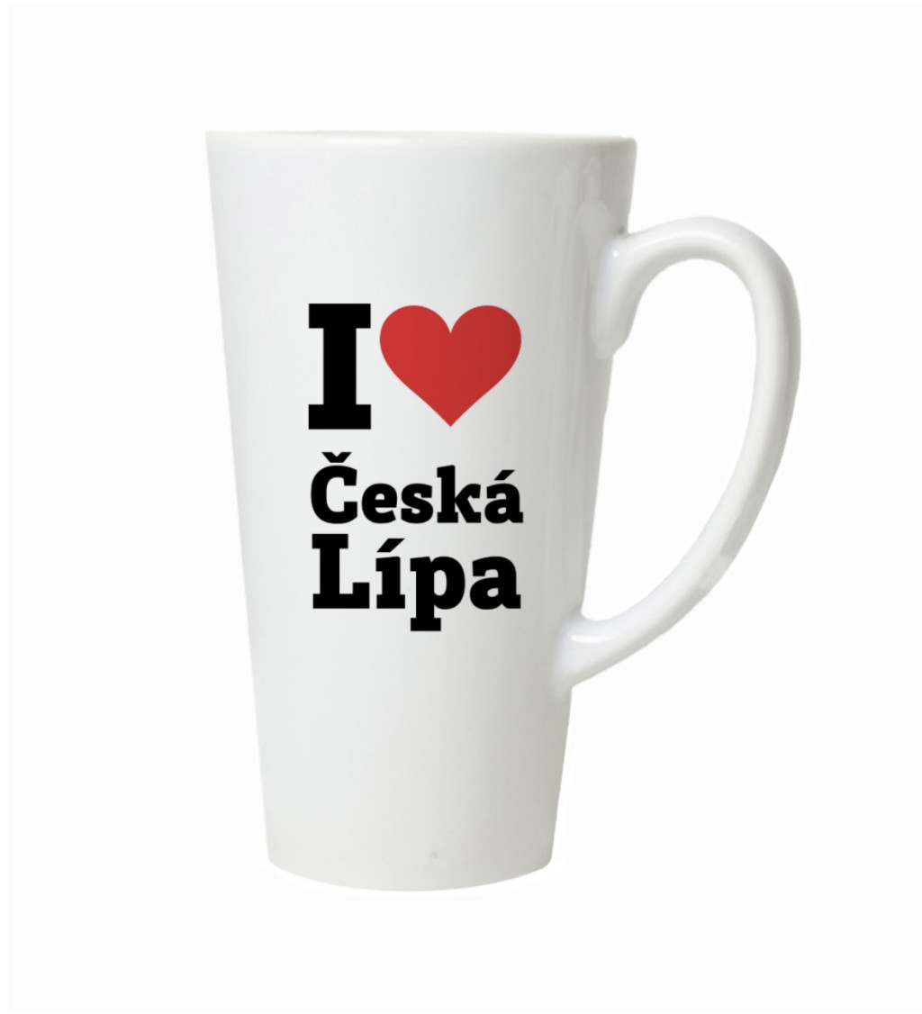 Hrnek na latte – I love Česká Lípa