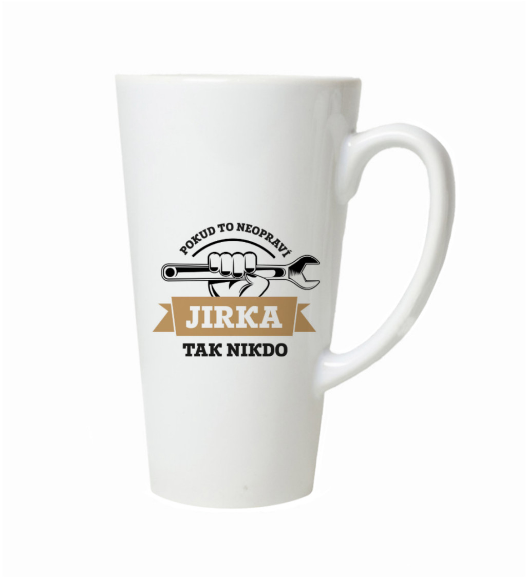 Hrnek na latte – Pokud to neopraví Jirka, tak nikdo
