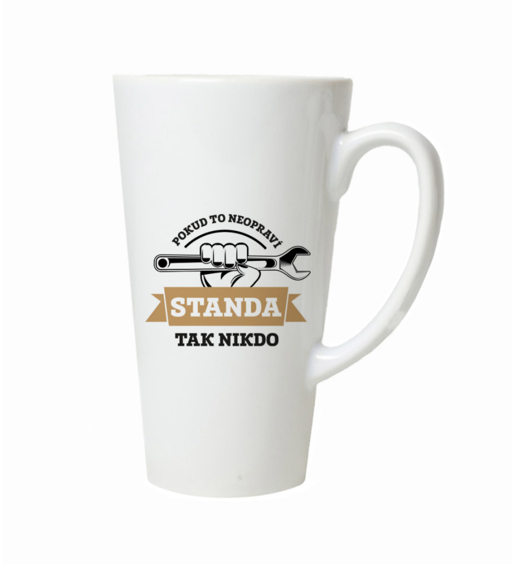 Hrnek na latte – Pokud to neopraví Standa, tak nikdo