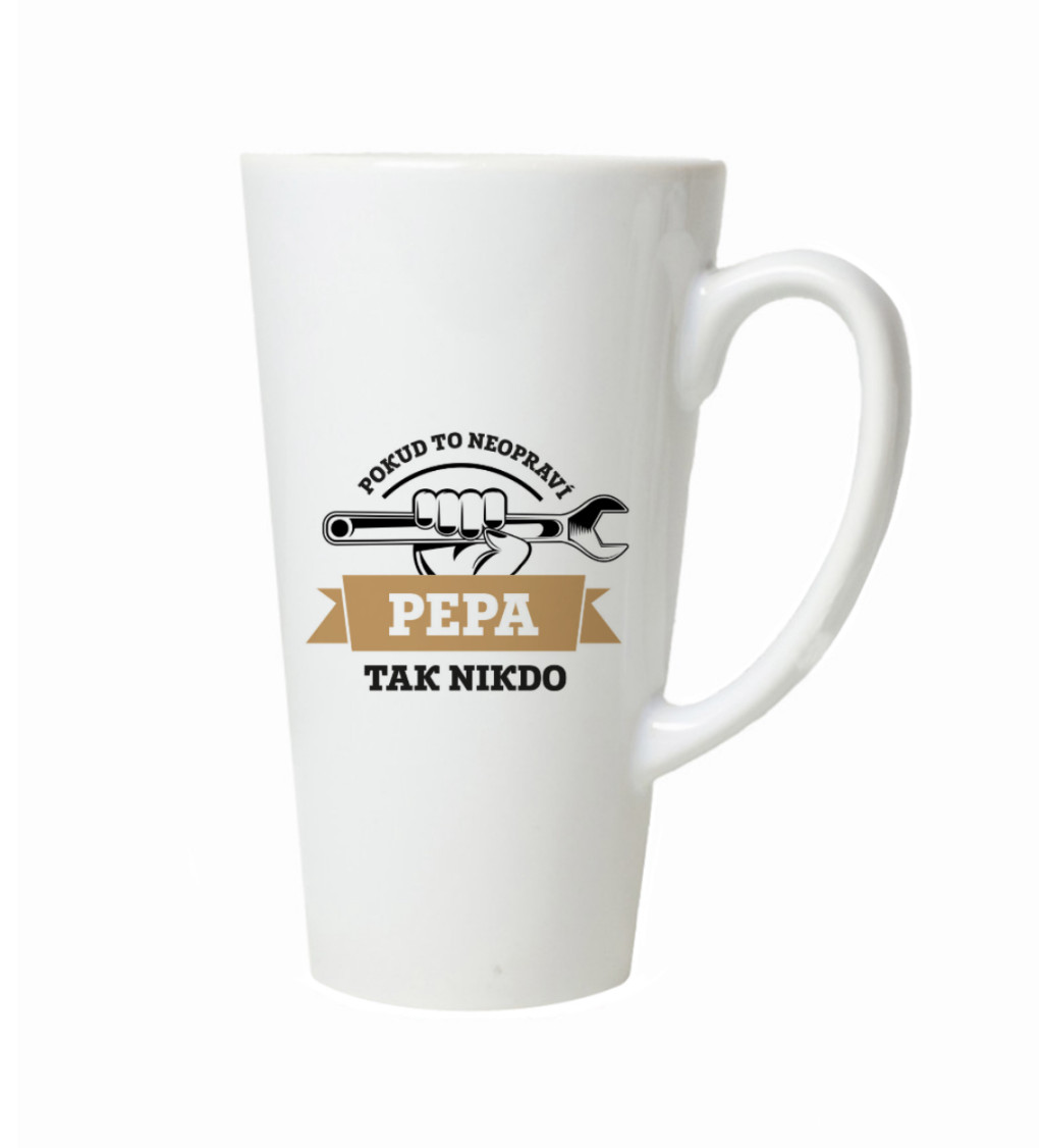 Hrnek na latte – Pokud to neopraví Pepa, tak nikdo