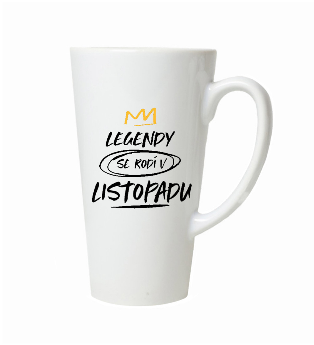 Hrnek na latte – Legendy se rodí v listopadu