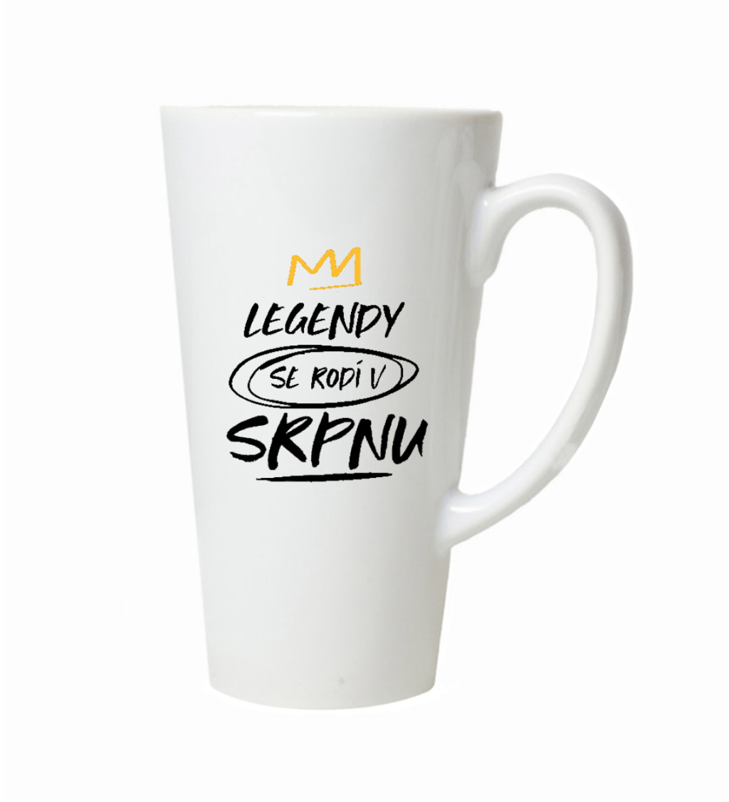 Hrnek na latte – Legendy se rodí v srpnu