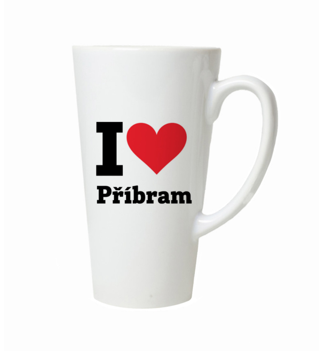 Hrnek na latte – I love Příbram