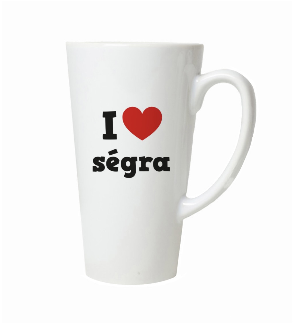 Hrnek na latte – I love ségra
