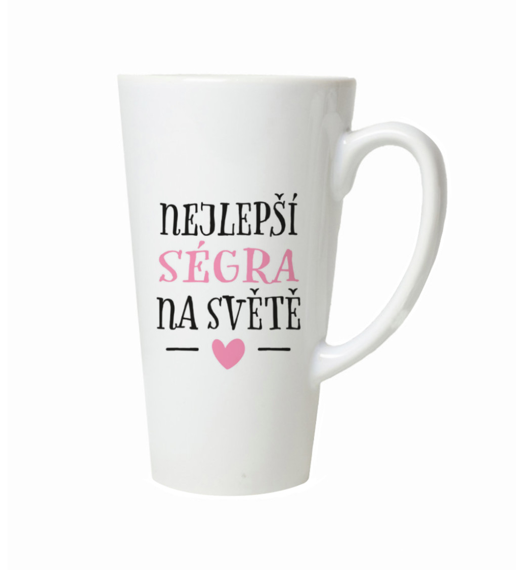 Hrnek na latte – Nejlepší ségra na světě