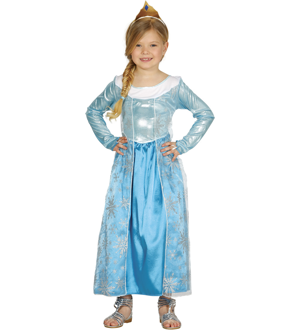 Dětský kostým Ledová princezna T3
