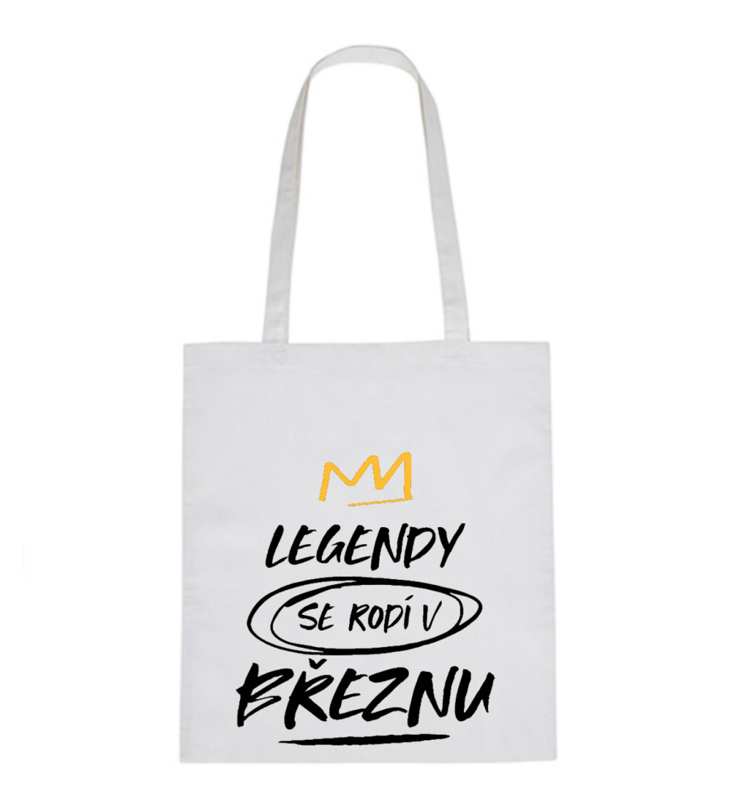 Plátěná taška: Legendy se rodí v březnu