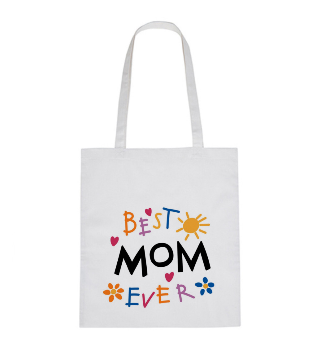 Plátěná taška – Best mom ever