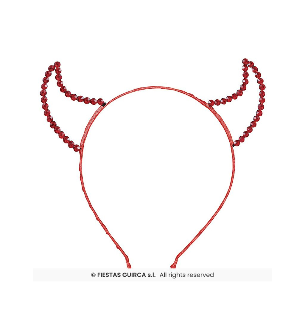 Démonické rohy s kamínky