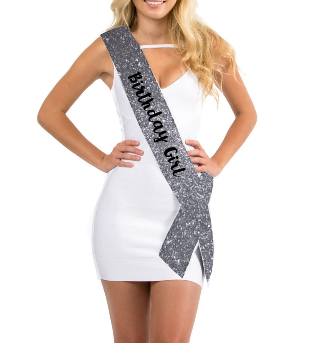 Šerpa – Birthday girl stříbrná