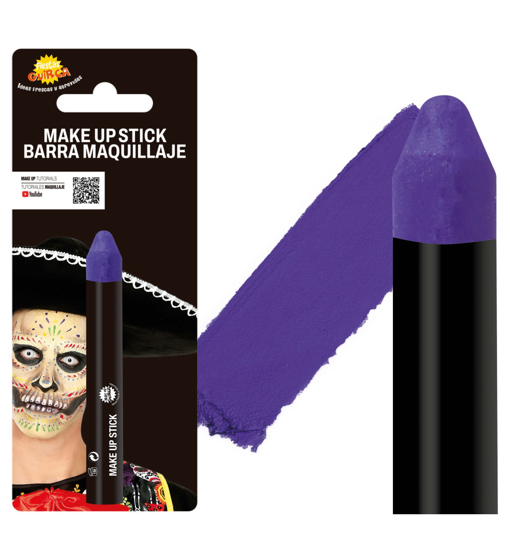 Fialová make-up tužka na obličej