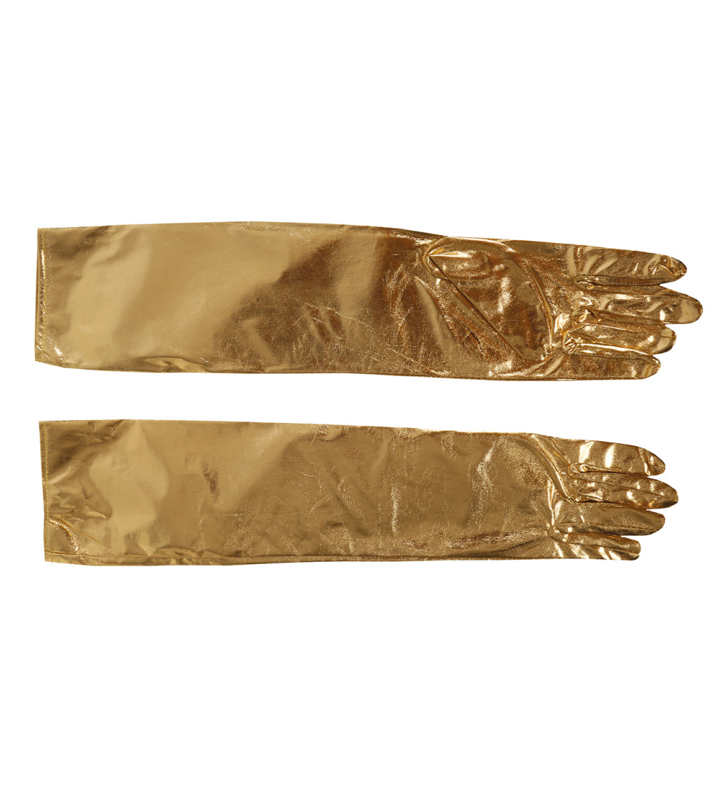 Dlouhé zlaté rukavice