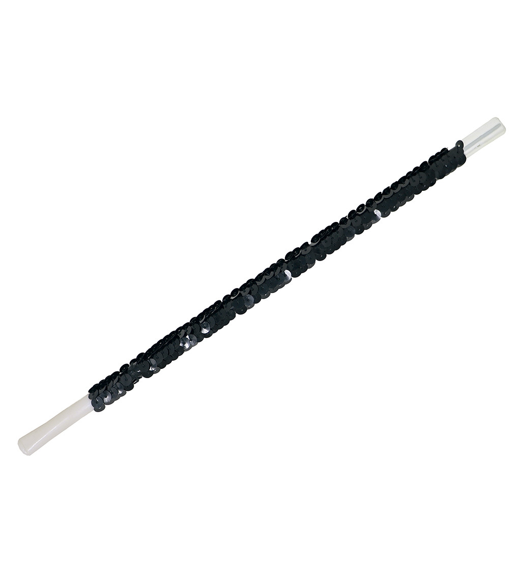 Černý flitrovaný držák na cigarety