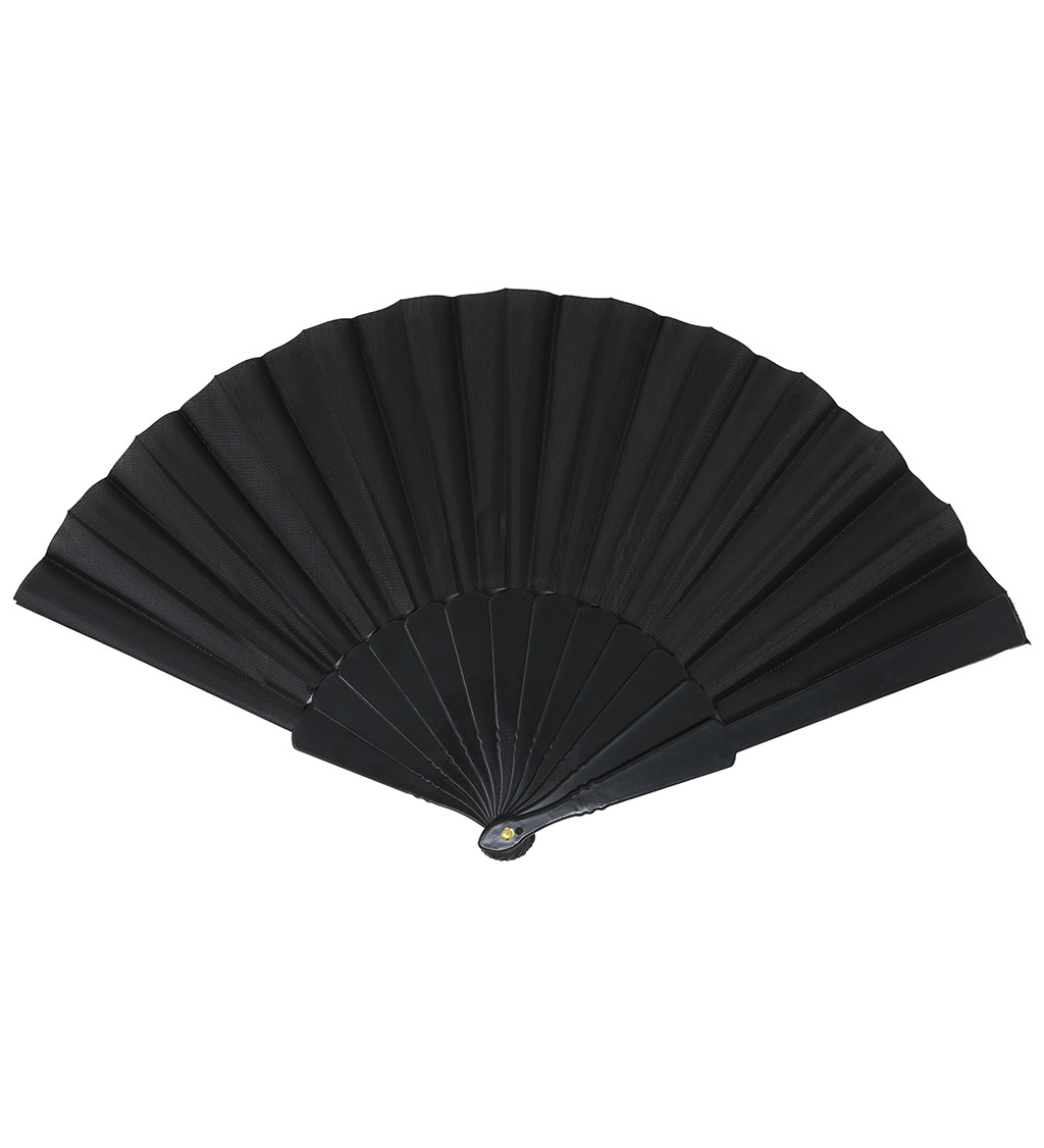 Elegantní černý vějíř