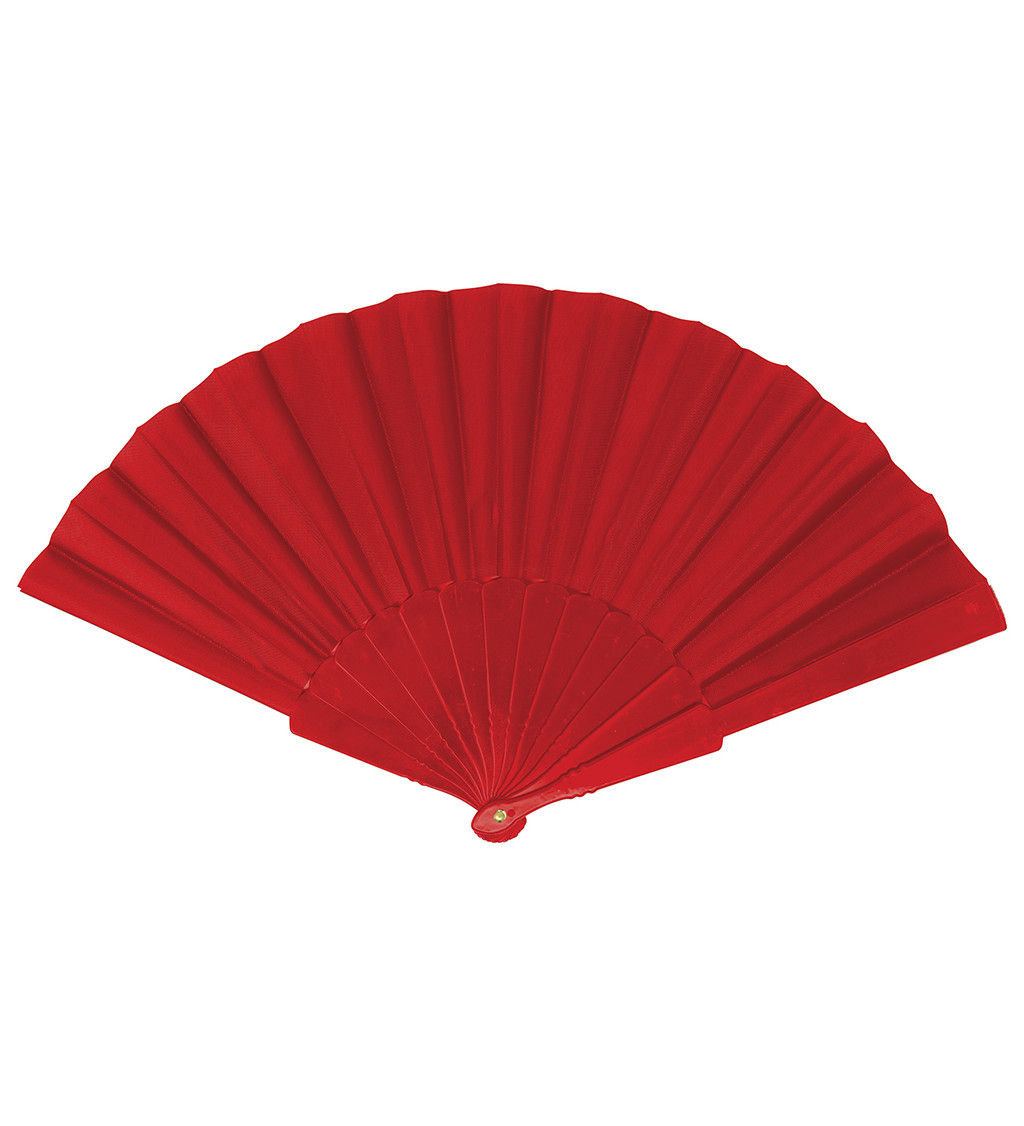 Elegantní červený vějíř