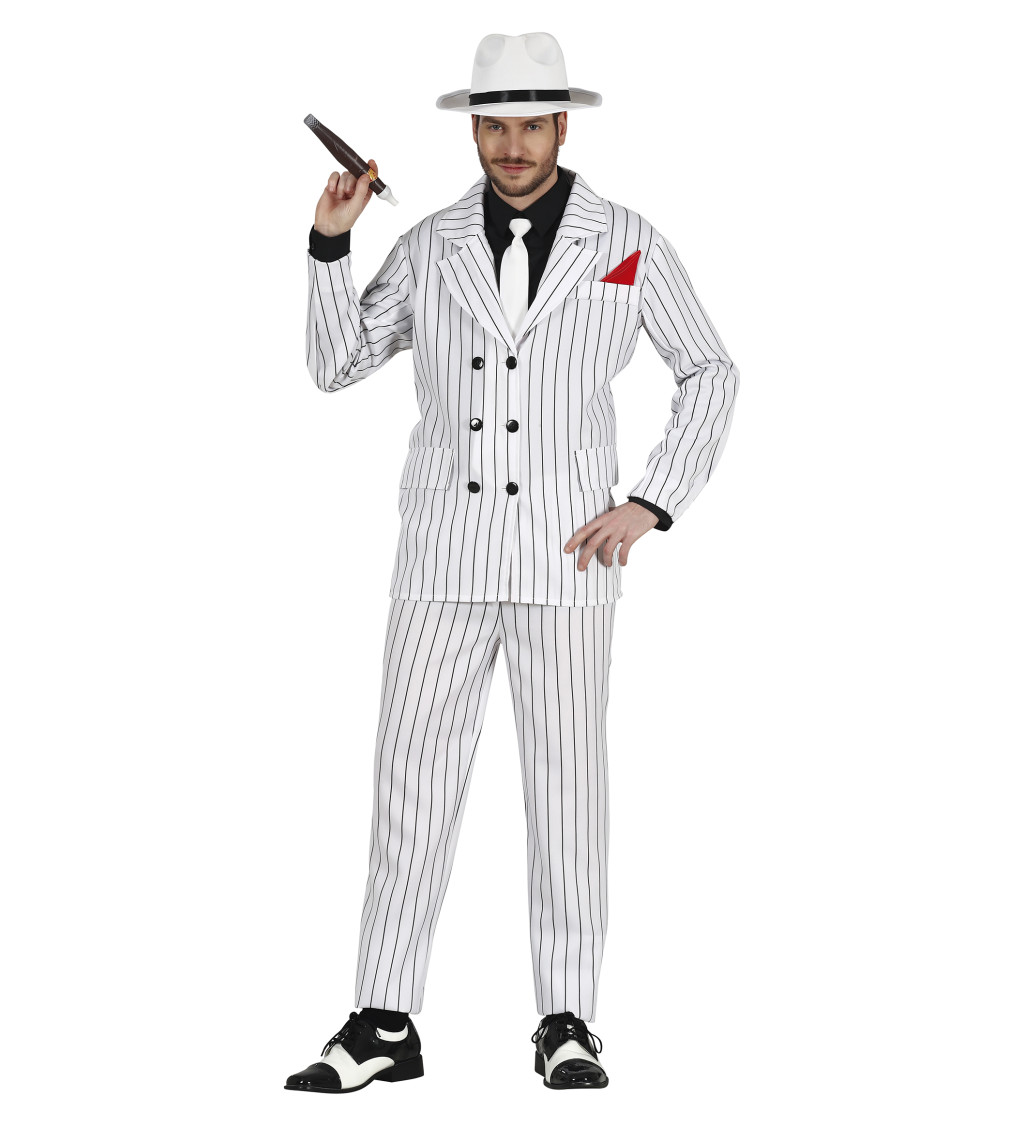 Bílý gangster – pánský kostým