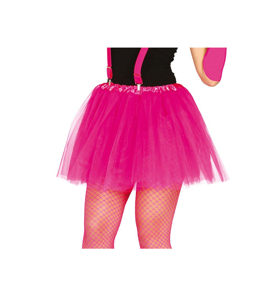 Neonově fuchsiová - tutu sukně