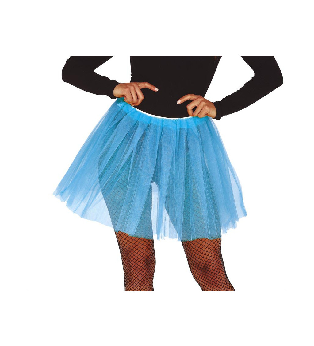 Sukně na karneval – světle modrá tutu