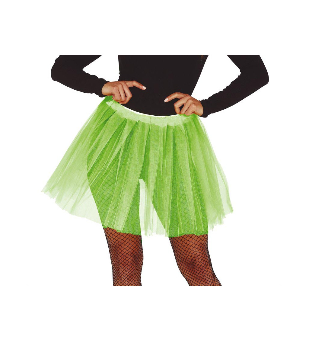 Hravá tutu sukně – světle zelená