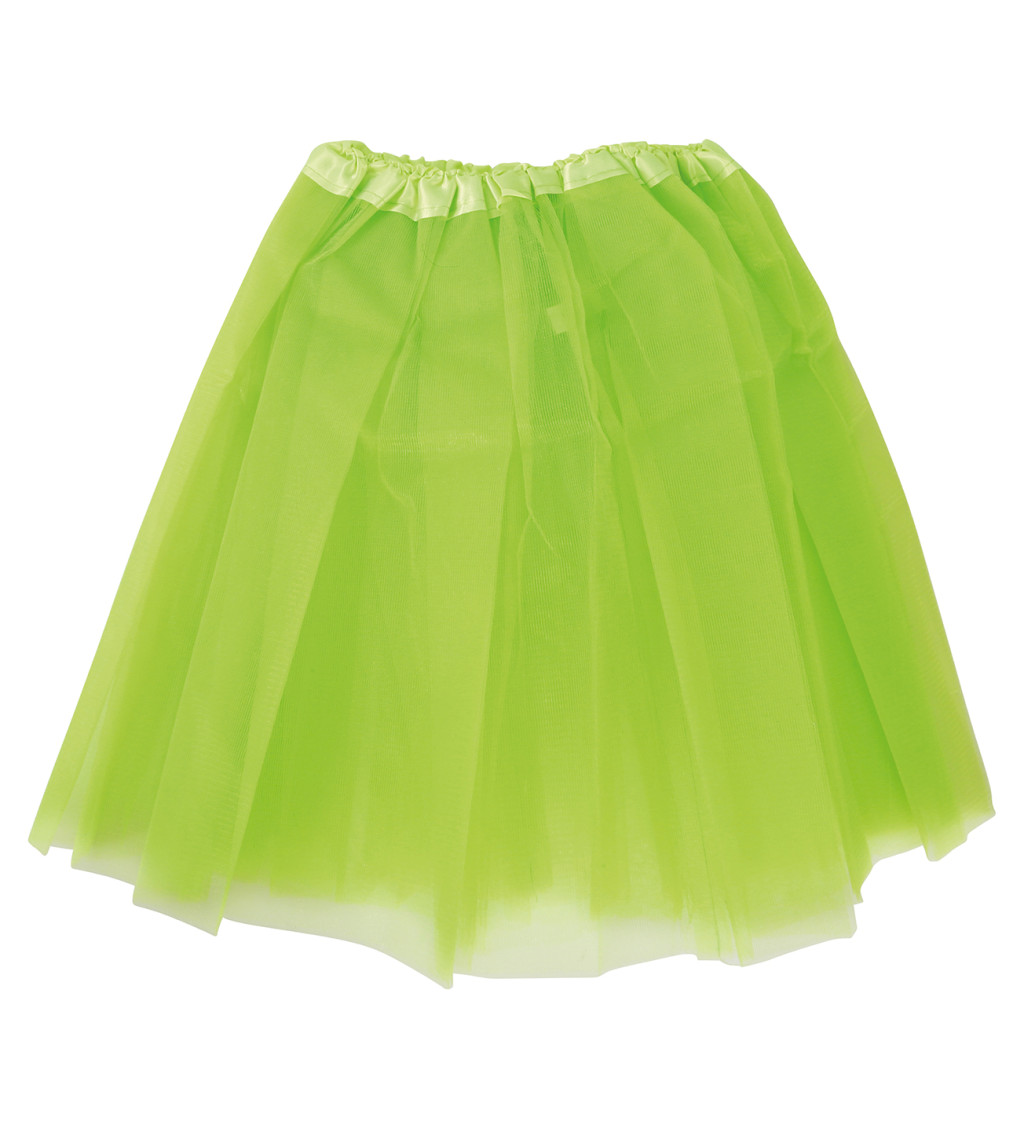 Hravá tutu sukně – světle zelená