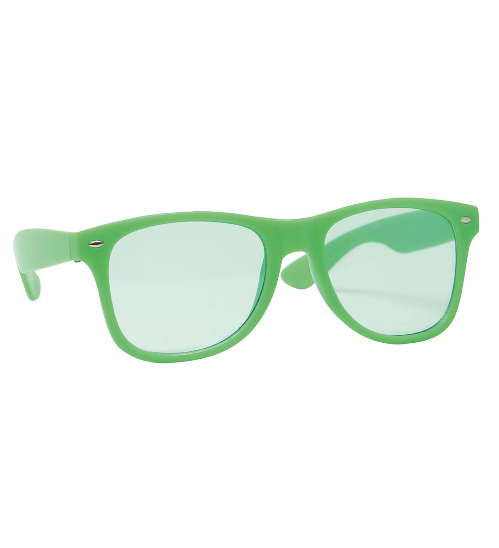 Retro brýle se zelenými skly