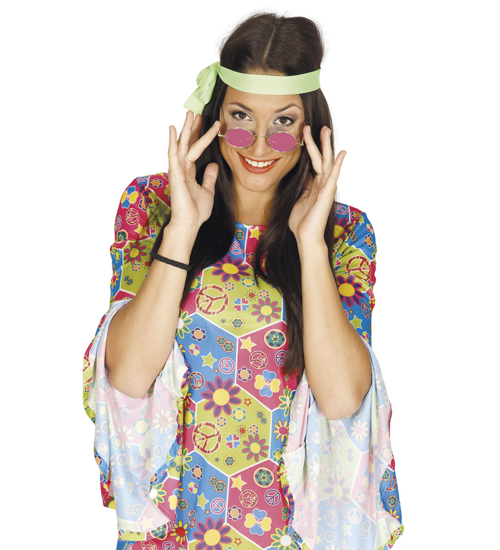 Retro brýle ve stylu hippie