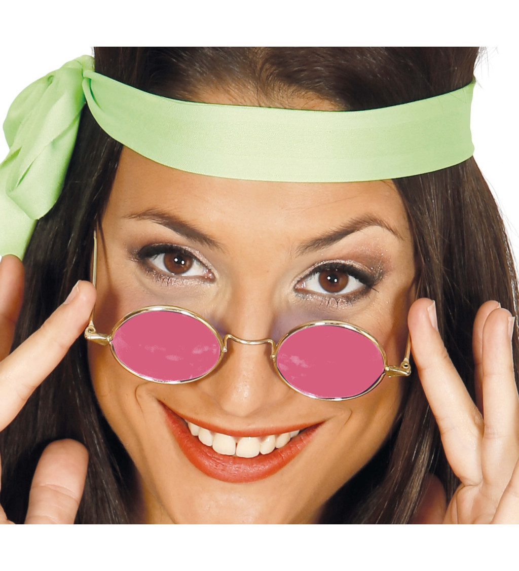 Retro brýle ve stylu hippie