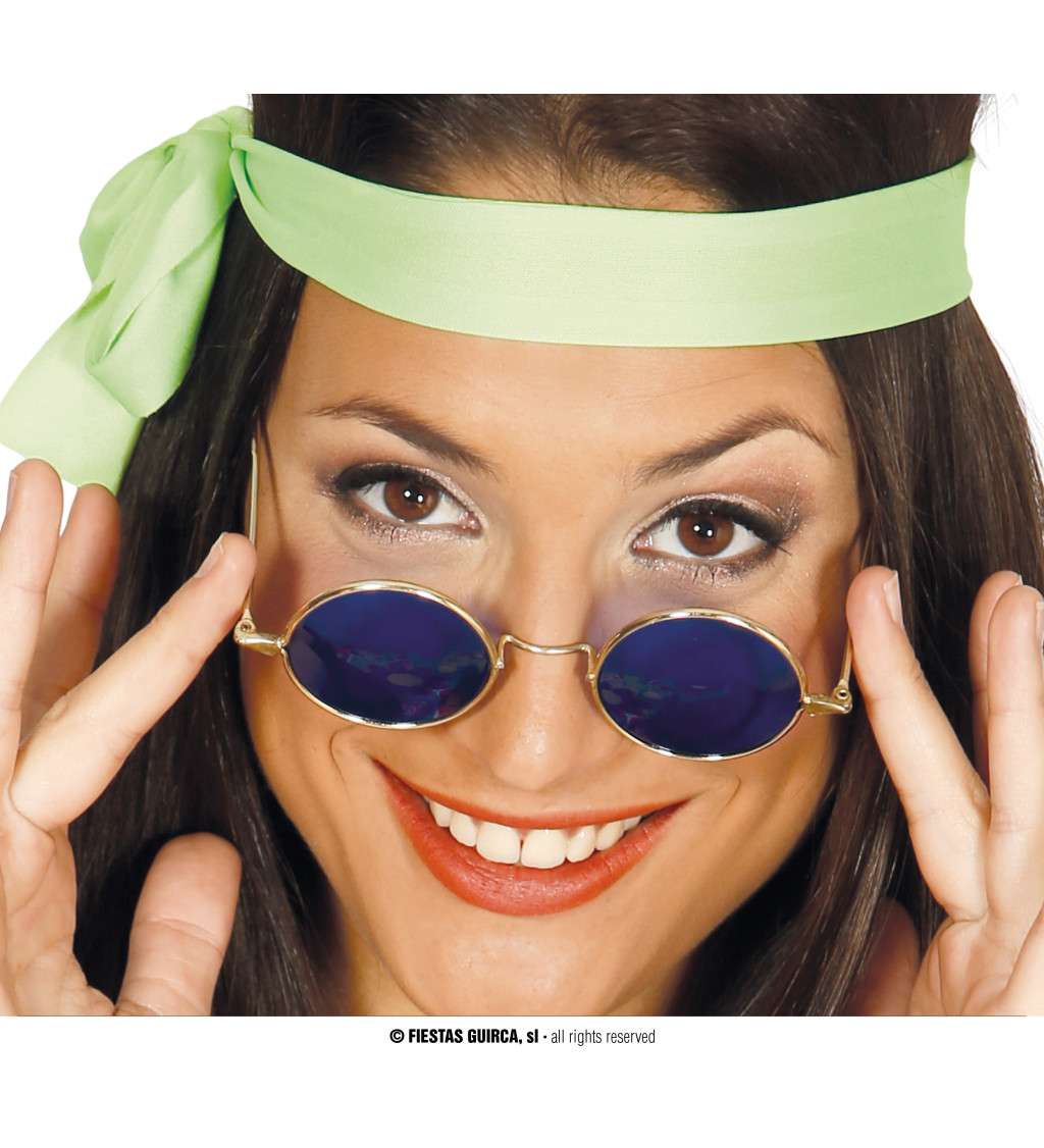 Retro brýle ve stylu hippie