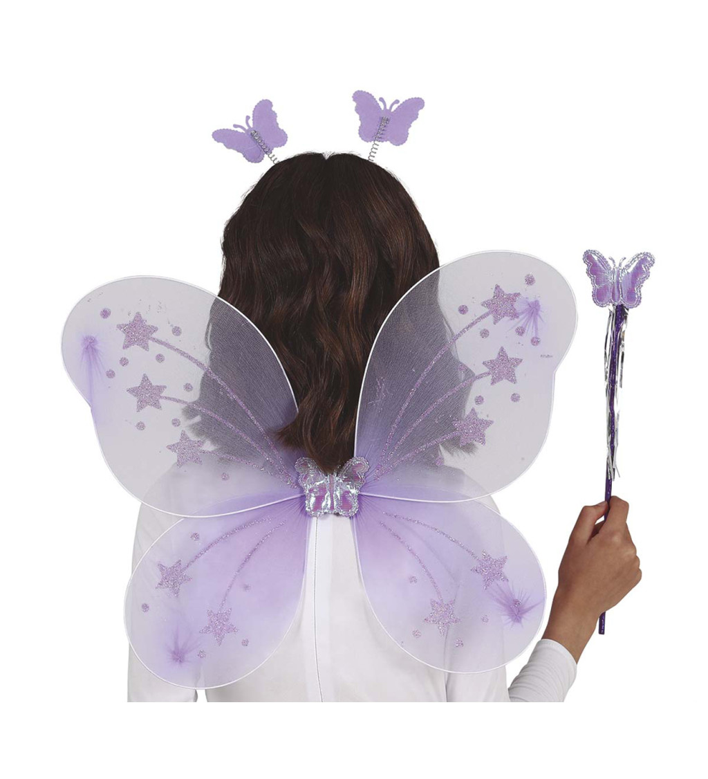 Fialová sada pro karneval – víla