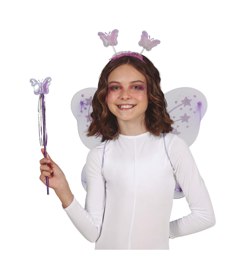 Fialová sada pro karneval – víla