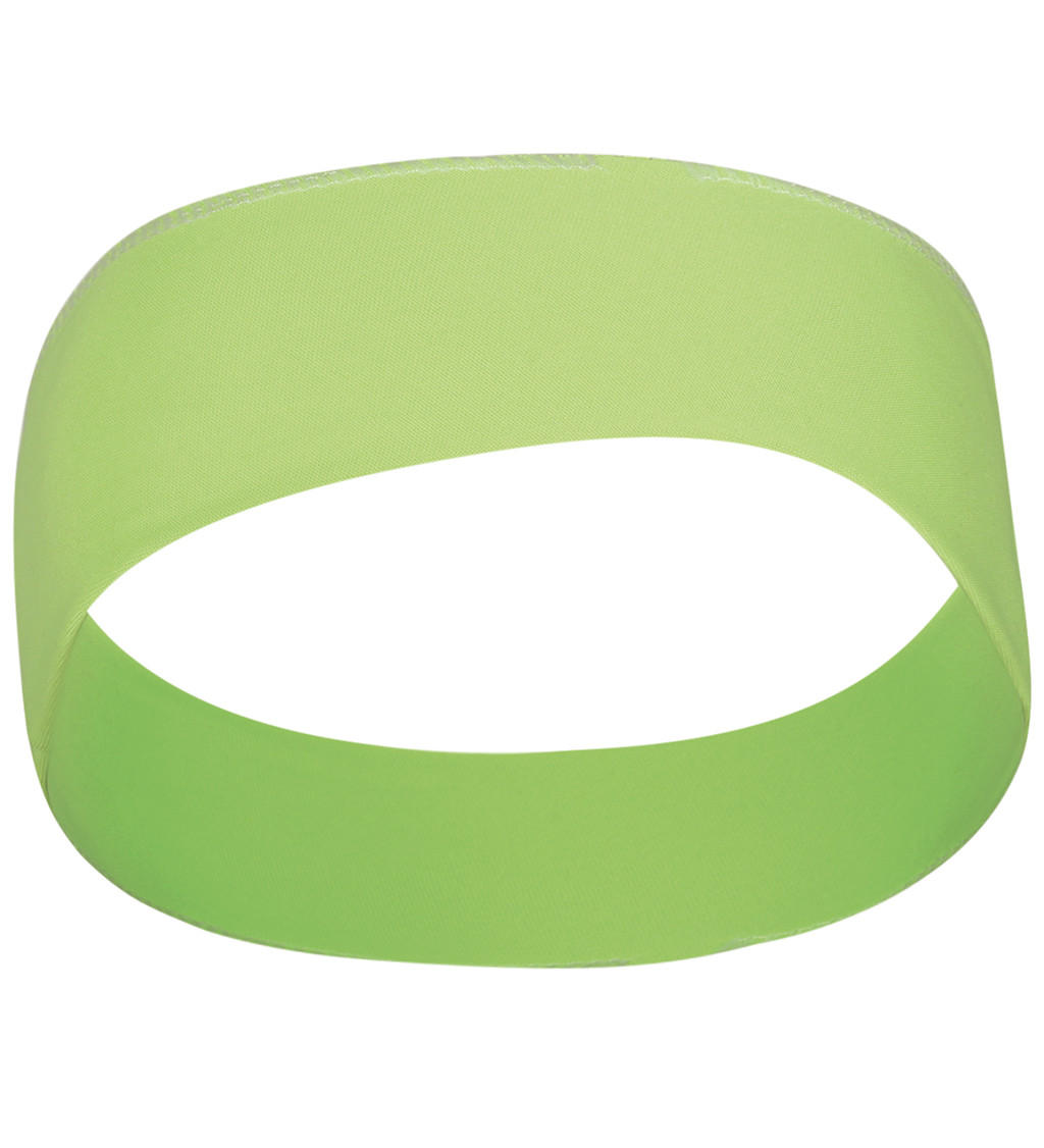 Retro čelenka – neonově zelená