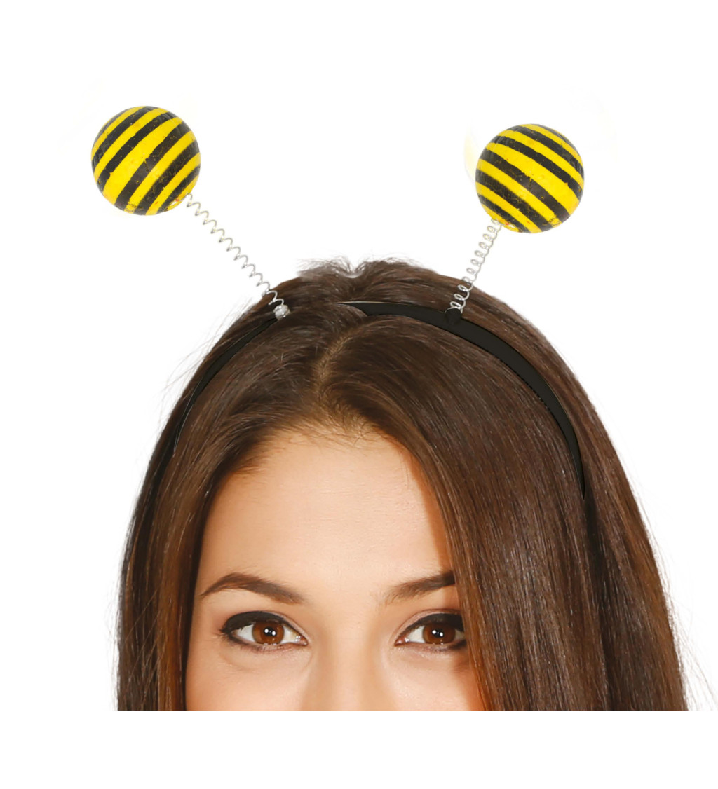 Stylová čelenka s včelími tykadly