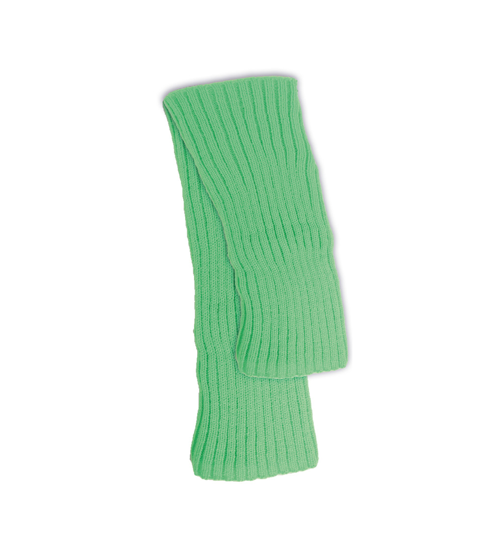 Retro návleky na nohy – zelené