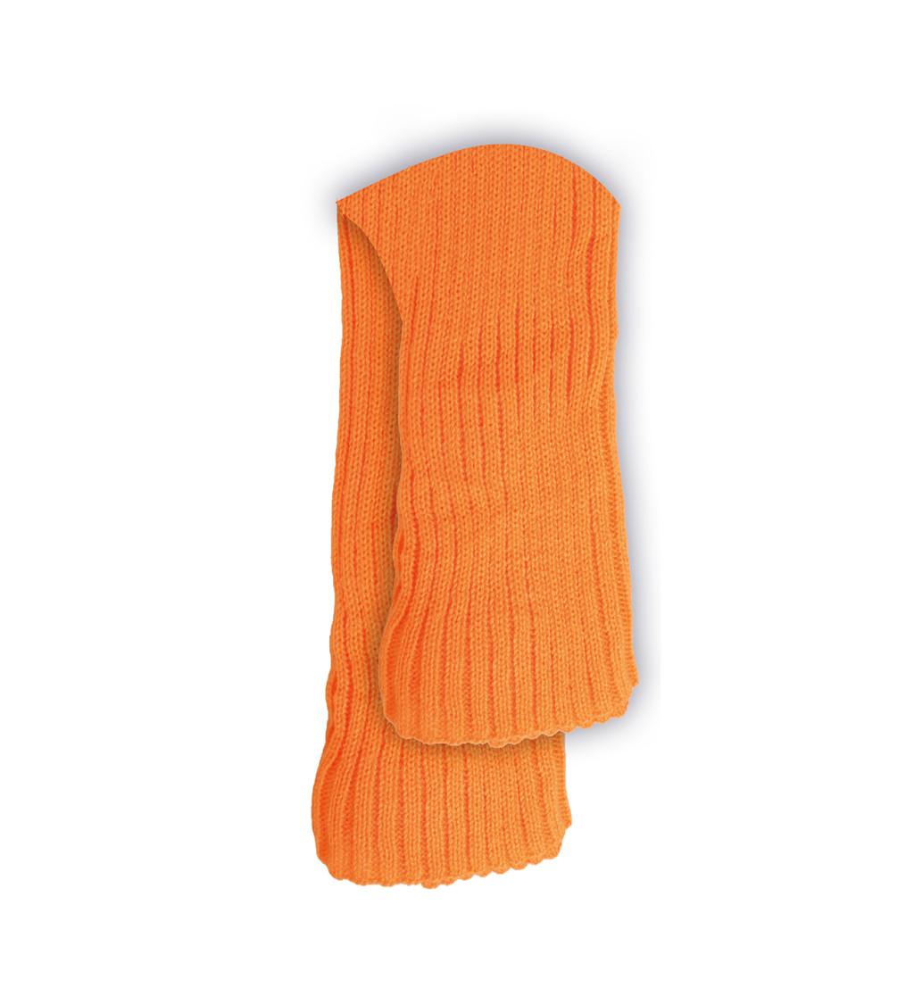 Retro návleky na nohy – oranžové