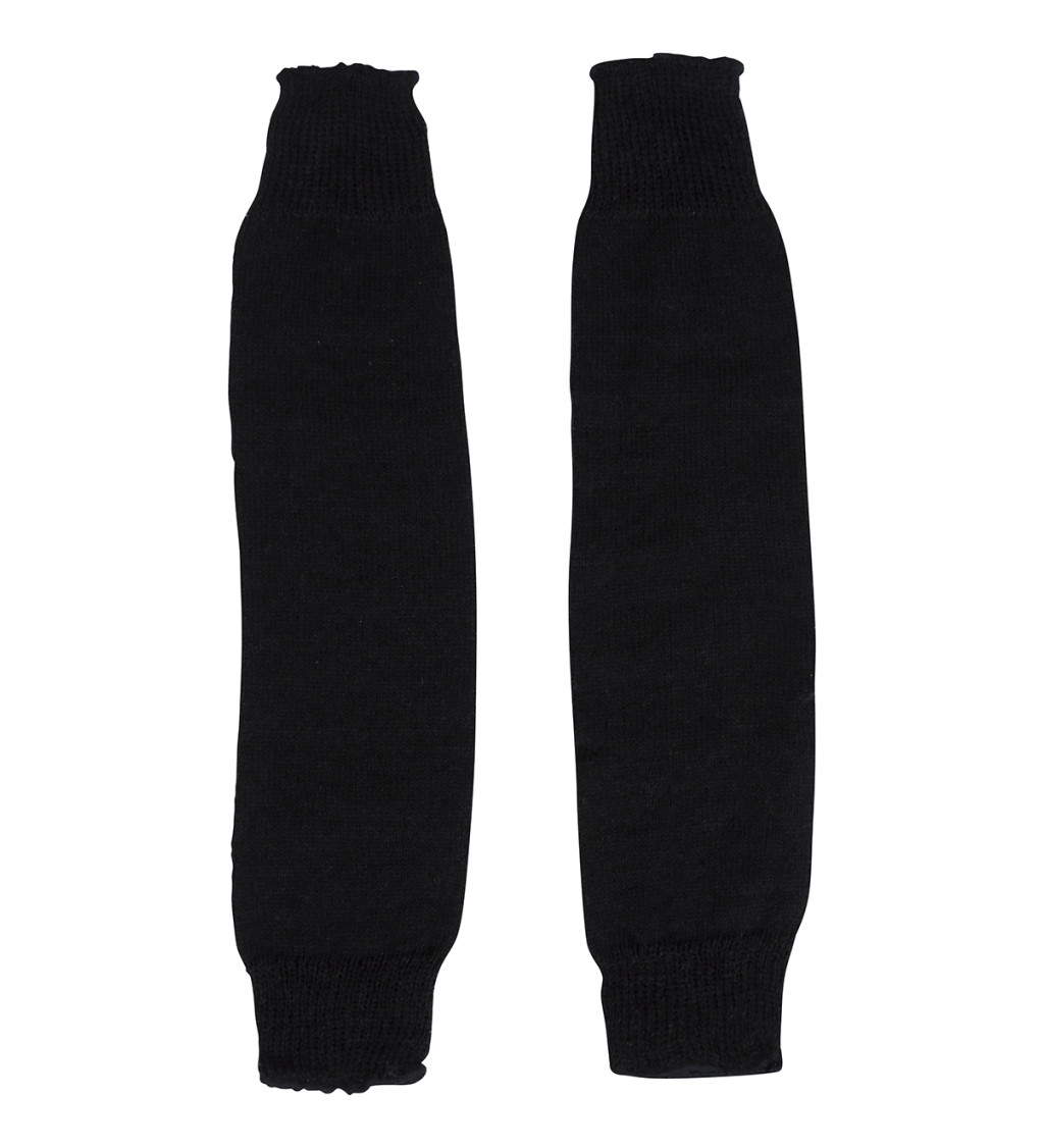 Retro návleky na nohy – černé