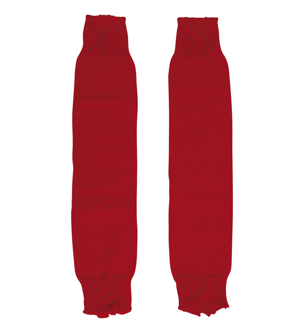 Retro návleky na nohy – červené