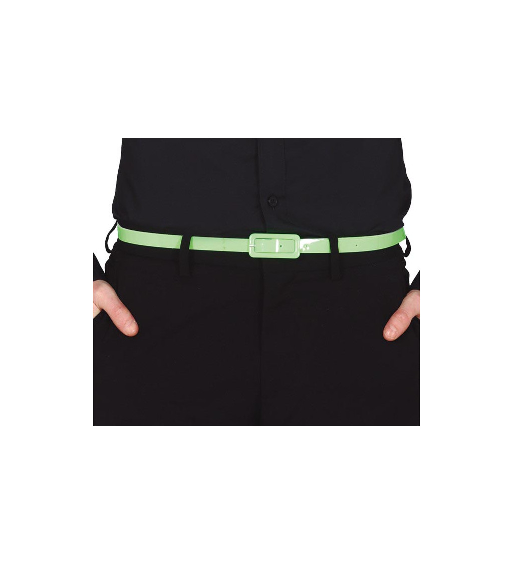 Retro pásek – neonově zelený