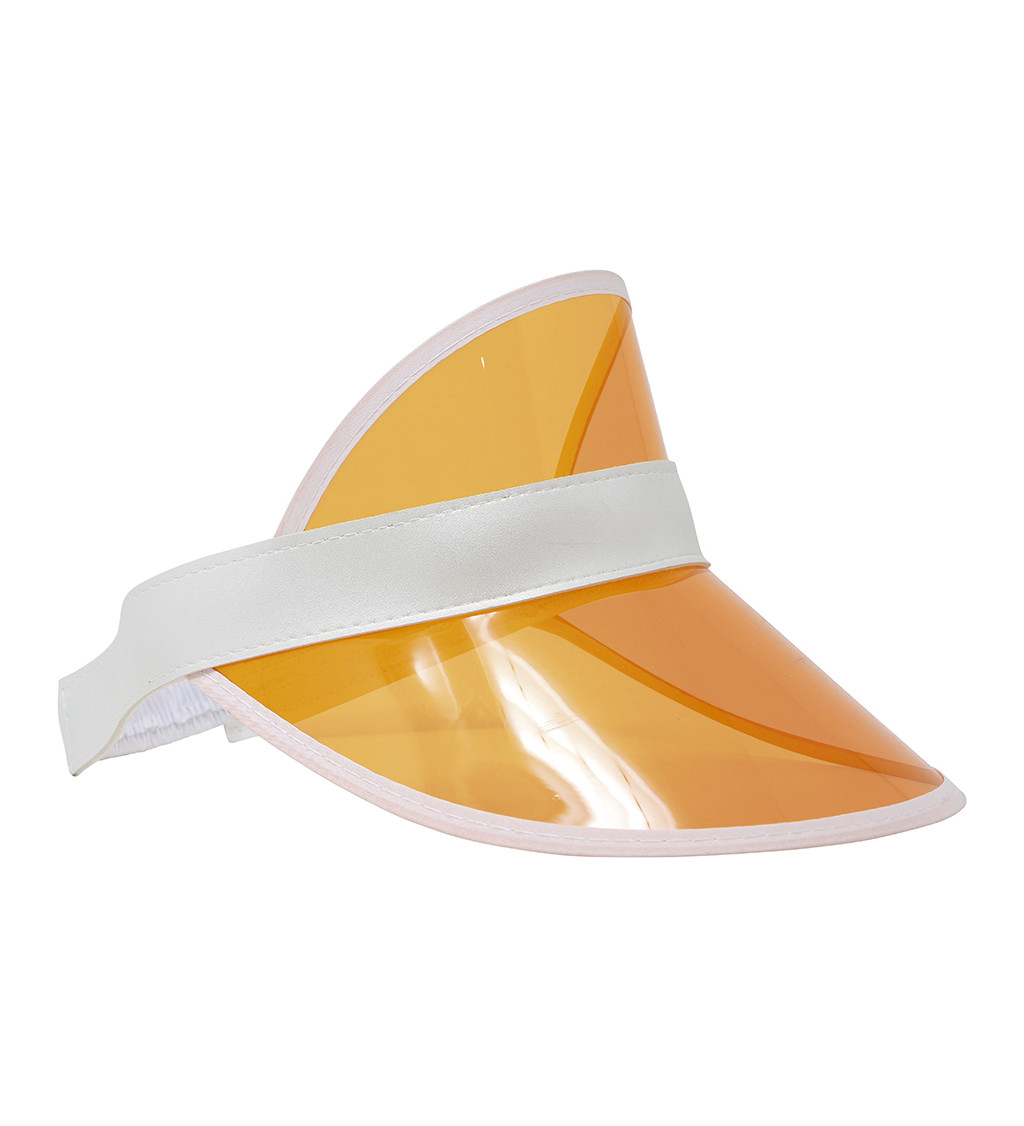 Oranžový retro kšilt