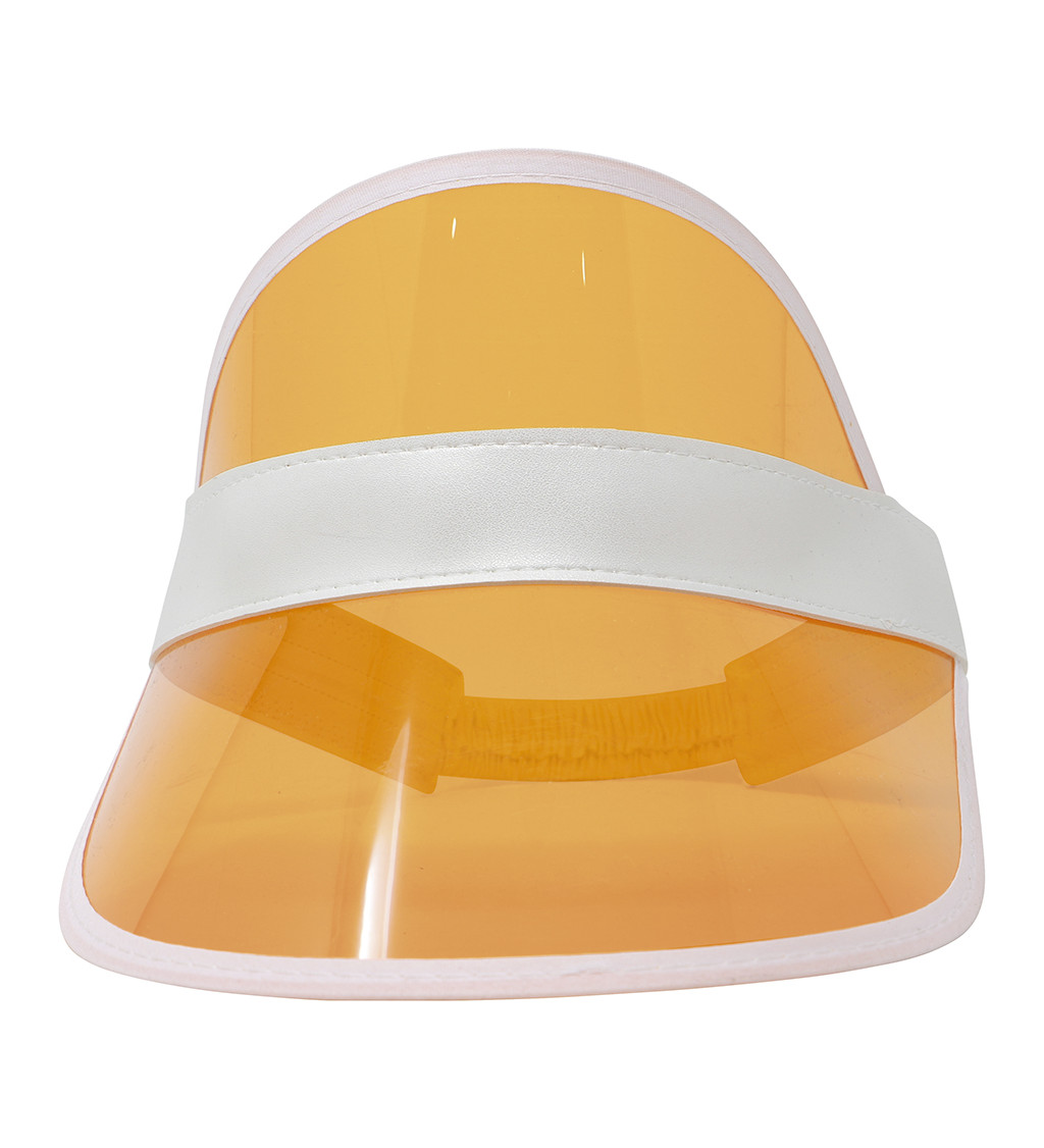 Oranžový retro kšilt