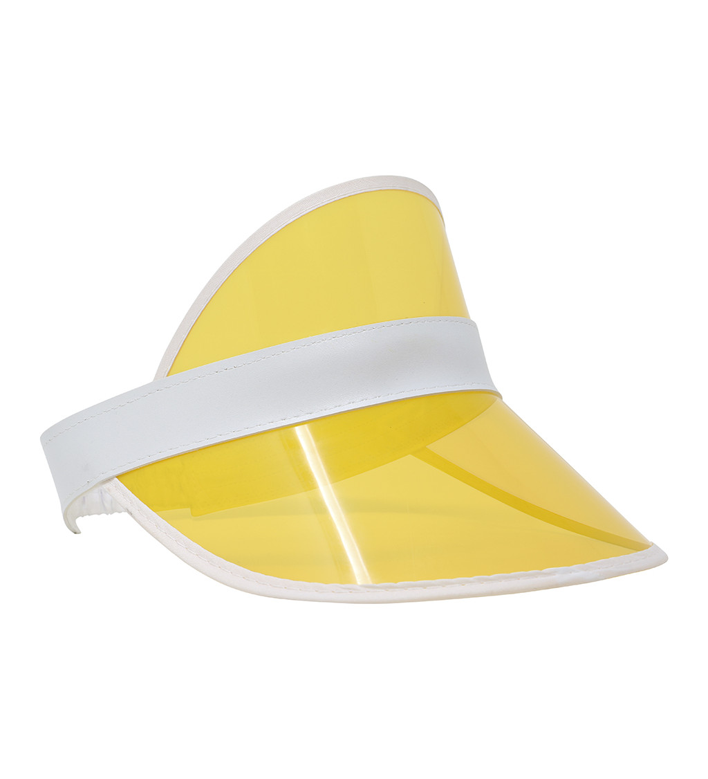 Žlutý retro kšilt