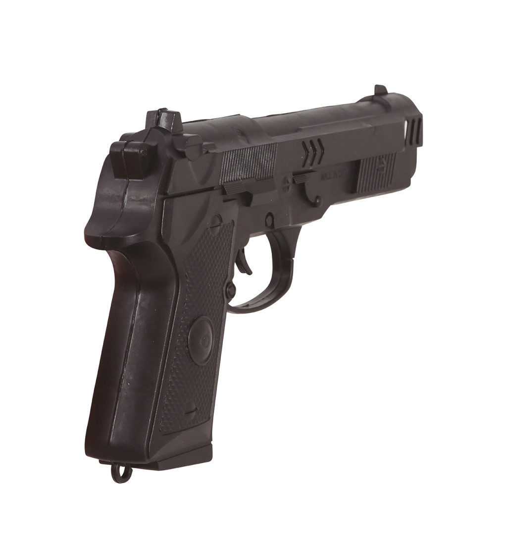 Gangsterská pistole – černá