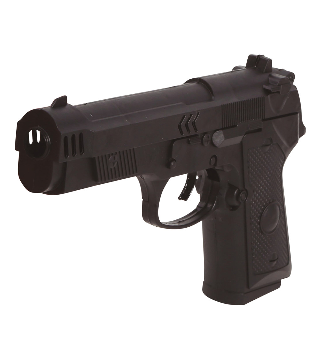 Gangsterská pistole – černá