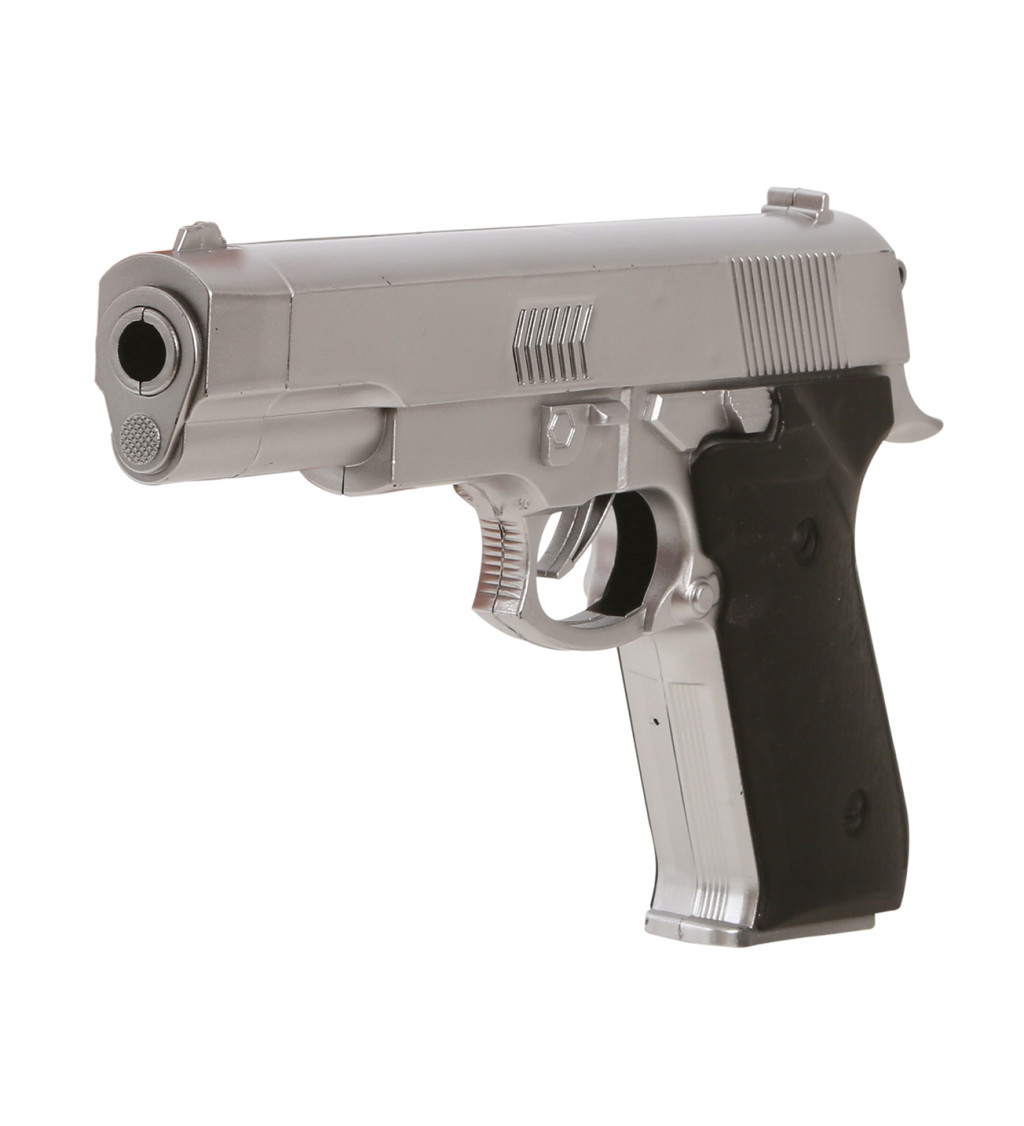 Stříbrná pistole - 24 cm