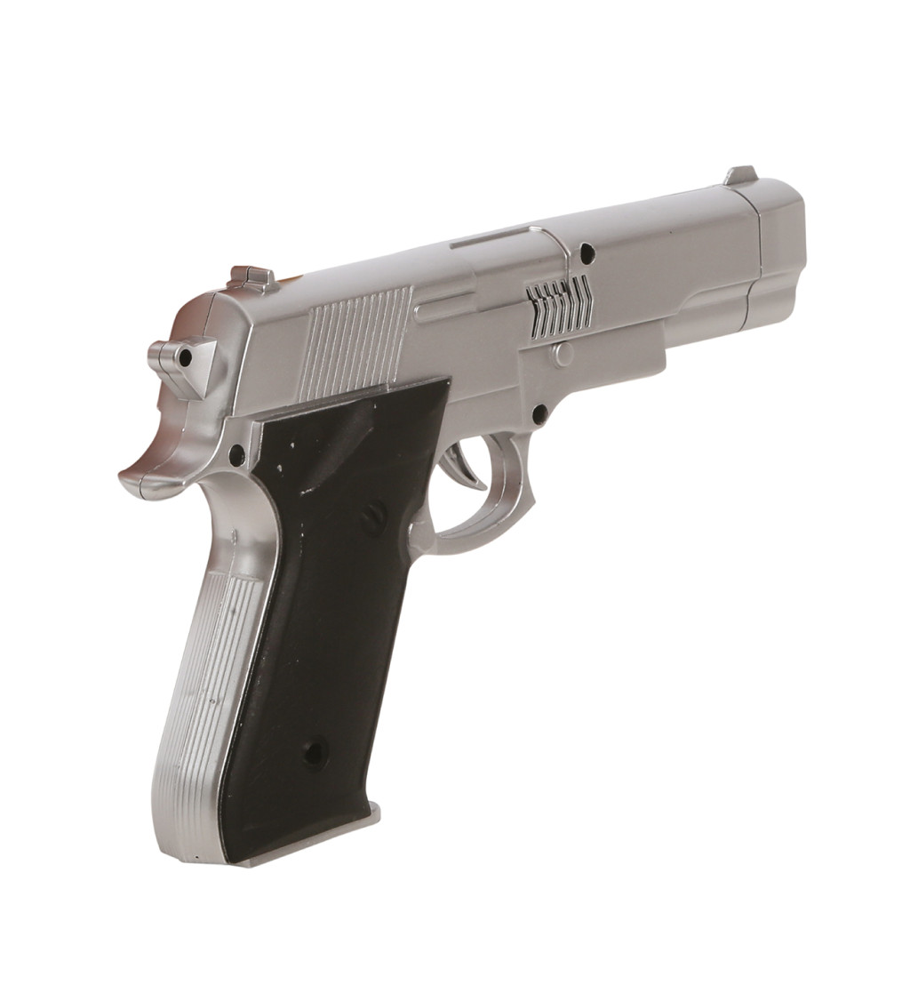 Stříbrná pistole - 24 cm