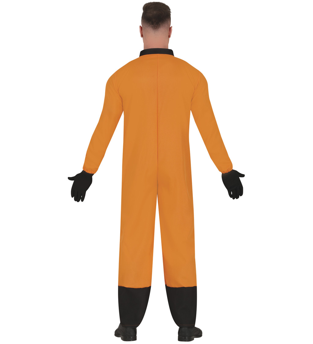 Kostým pro muže – Oranžový astronaut