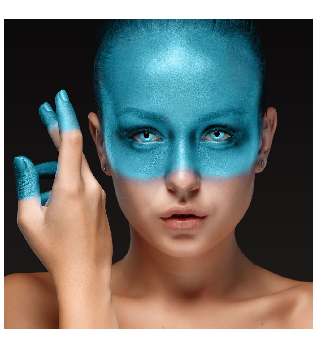 Jednodenní kontaktní čočky Blue