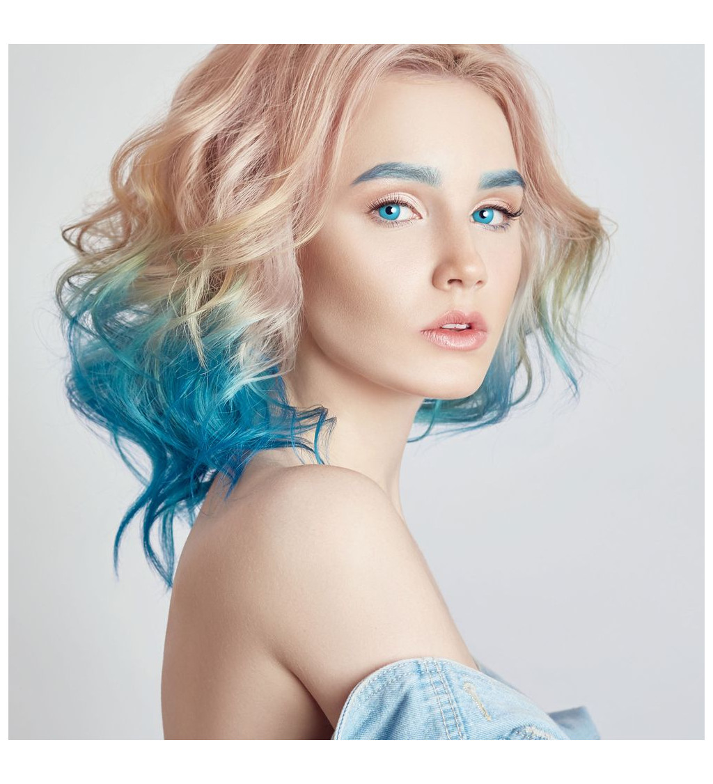 Jednodenní kontaktní čočky Blue