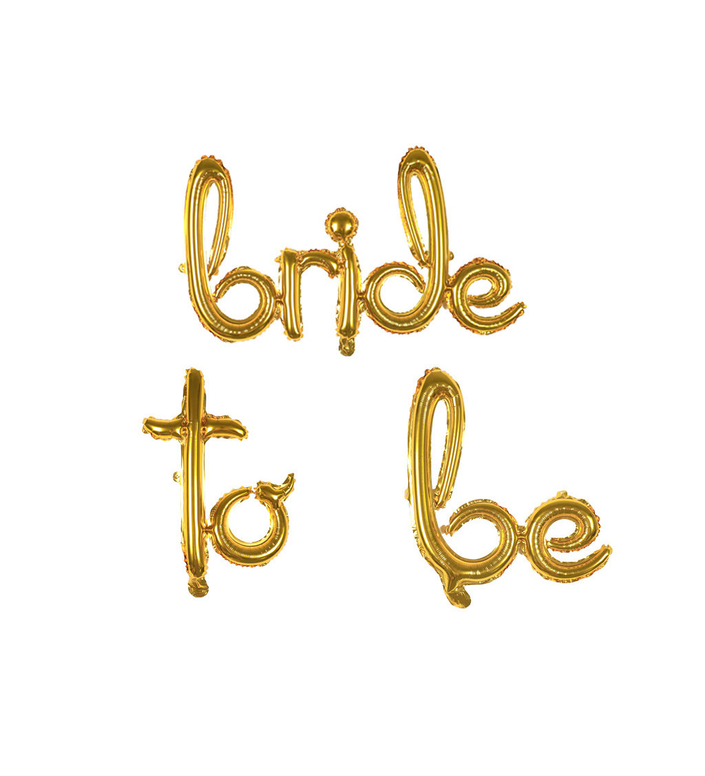 Fóliový balónek Bride to be - rosegold
