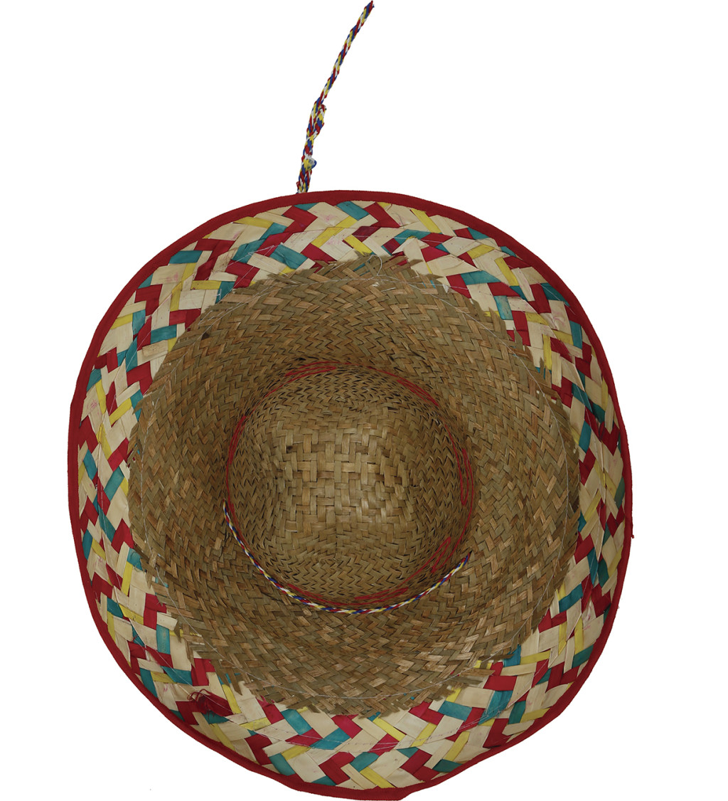 Mexické sombrero ze slámy