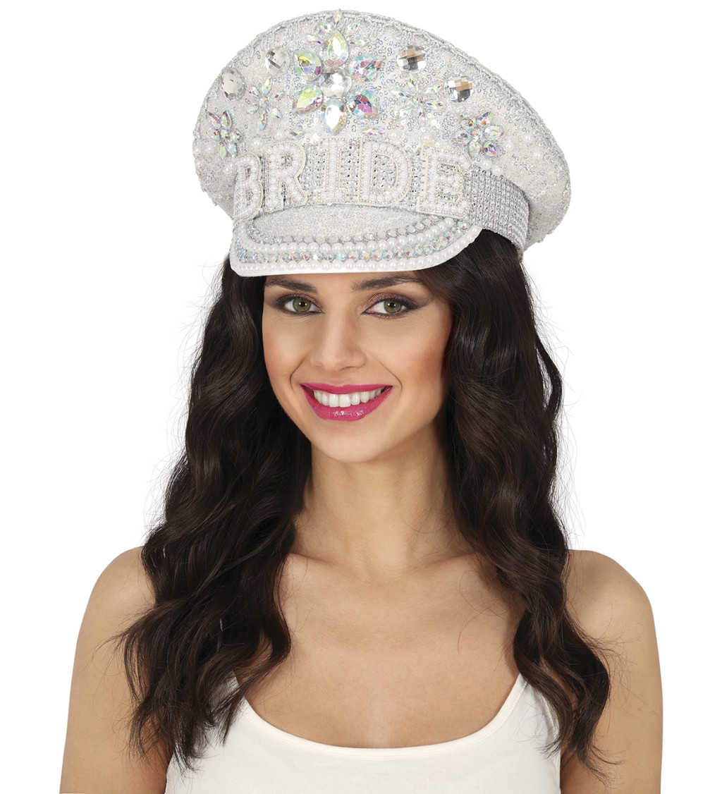 Kapitánská čepice pro nevěstu - "Bride"